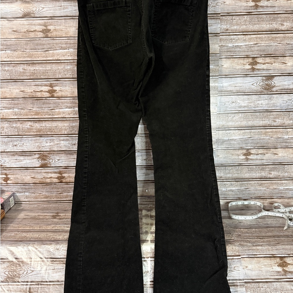 J. crew Black corduroy pants Size 10T tall 10 - Picture 3 of 6